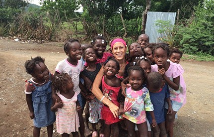 Holistic Haitian Alliance | get involved cta join the team Debbie Harvey and Haitian children