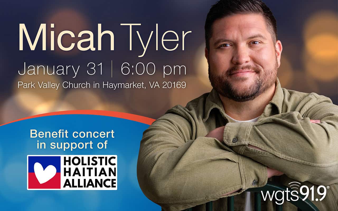 WGTS Micah Tyler Concert graphic.
